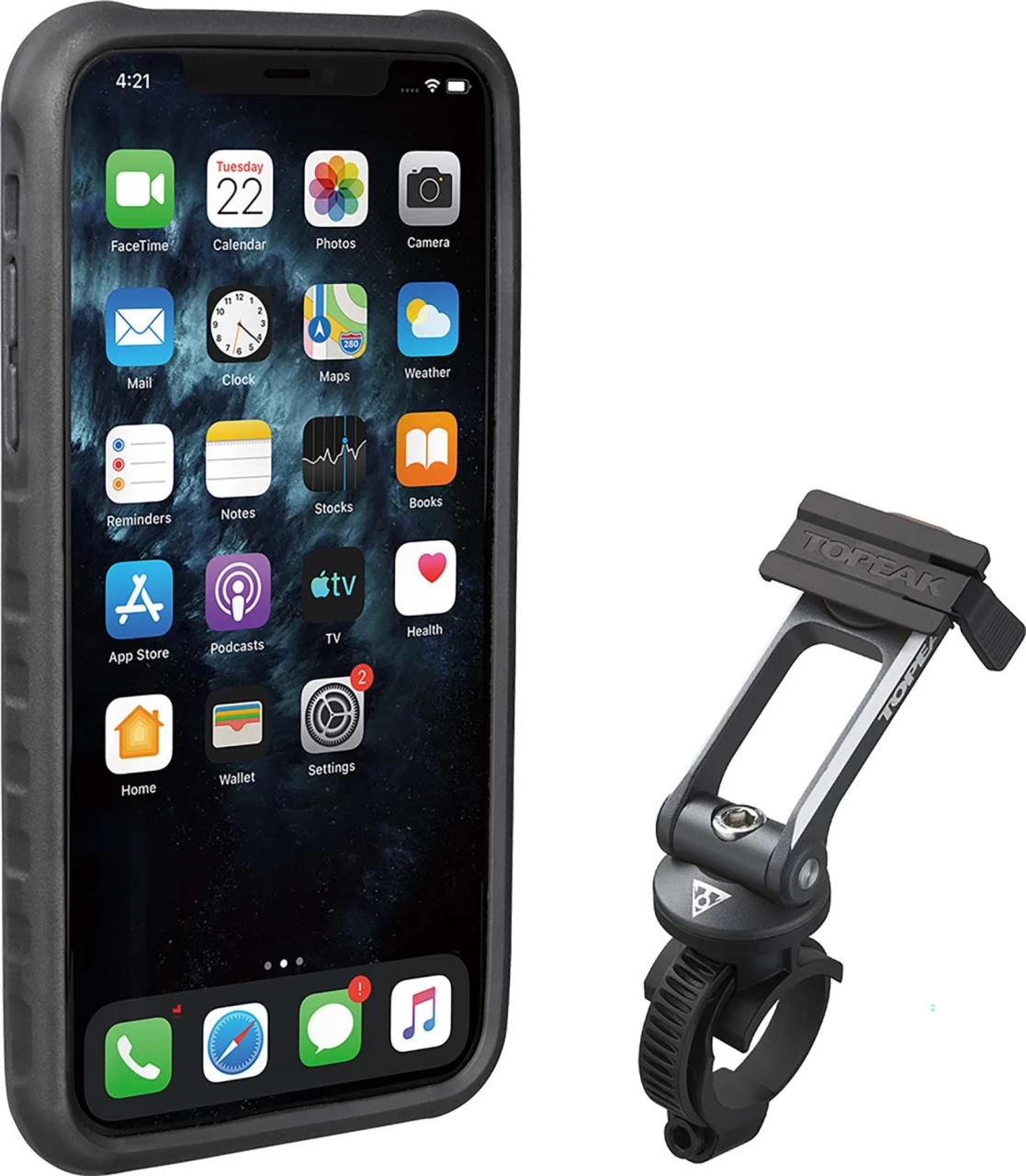 Topeak RideCase Für IPhone 11 Pro Max Mit Halter 3 Topeak RideCase Für IPhone 11 Pro Max Mit Halter