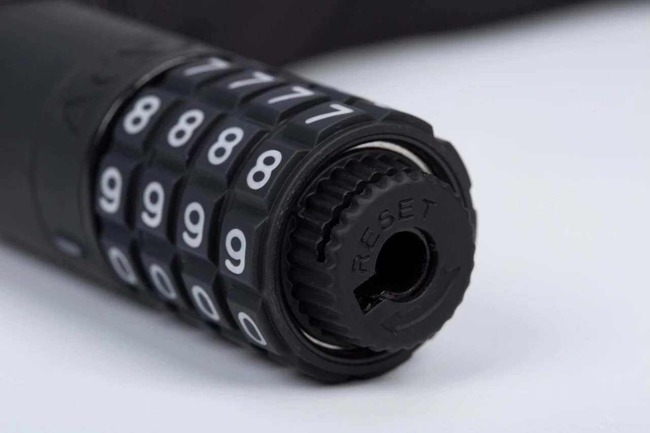 ACID Zahlenkabelschloss CORVID C65 Black 5 ACID Zahlenkabelschloss CORVID C65 Black – Bild 3