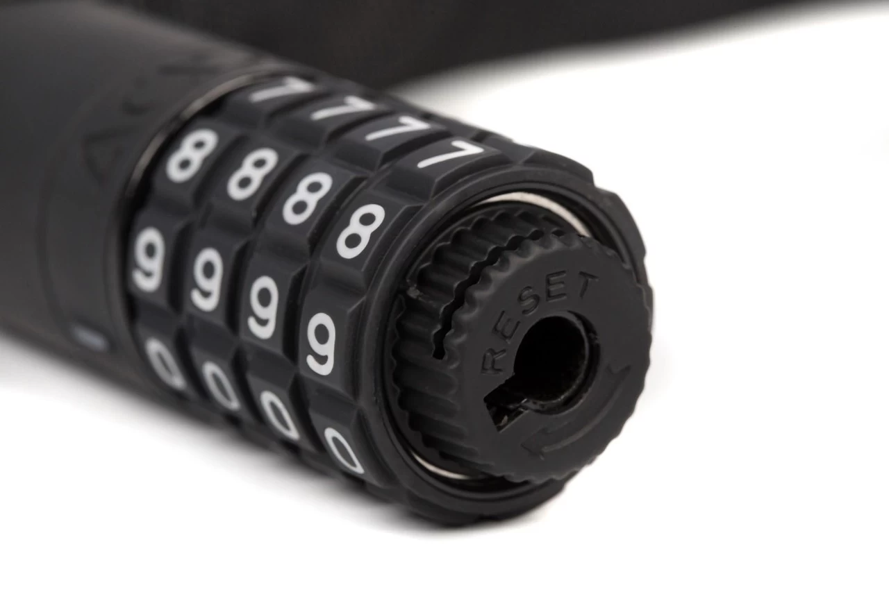 ACID Zahlenkettenschloss CORVID C120 Black 5 ACID Zahlenkettenschloss CORVID C120 Black – Bild 3