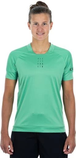 CUBE ATX WS Rundhalstrikot Kurzarm Green