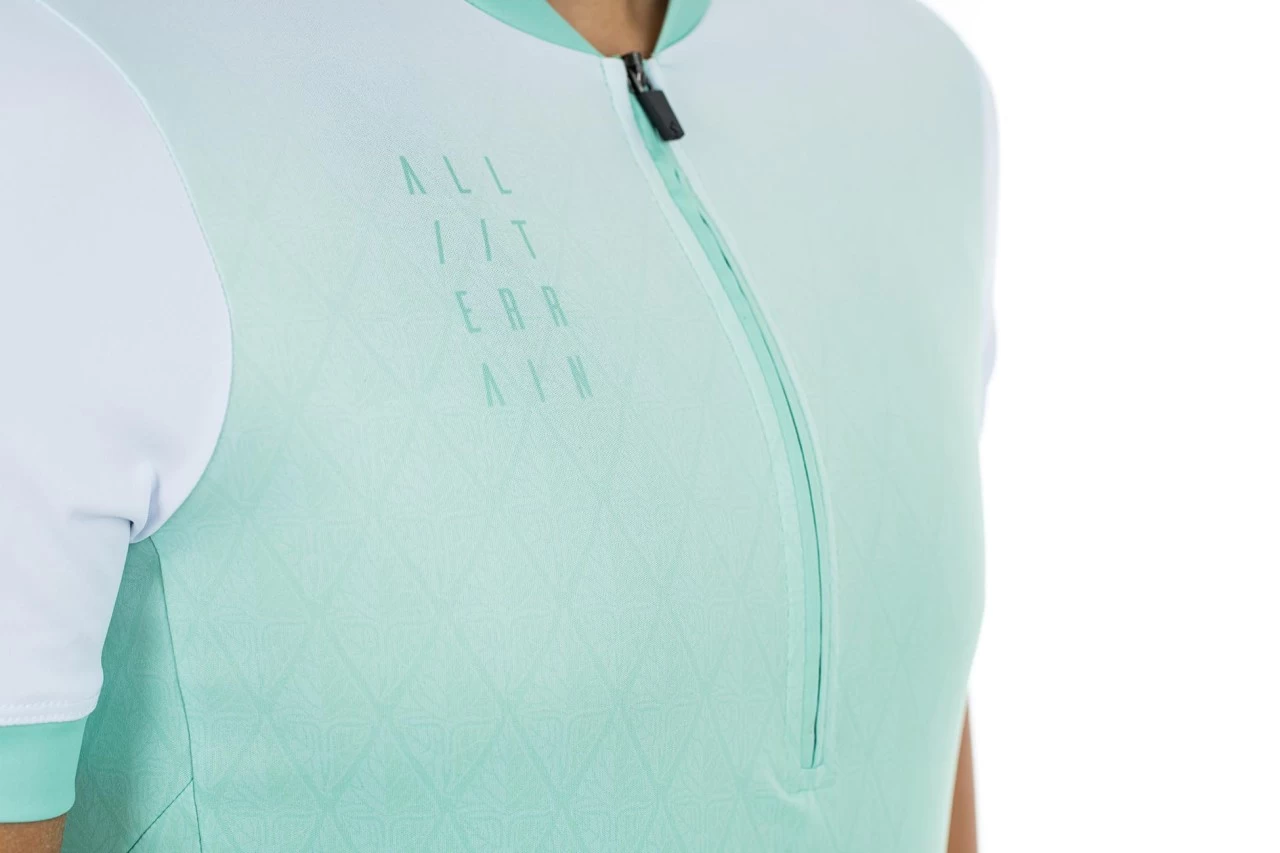 CUBE ATX WS Trikot Half Zip Kurzarm Green´n´white 5 CUBE ATX WS Trikot Half Zip Kurzarm Green´n´white – Bild 3