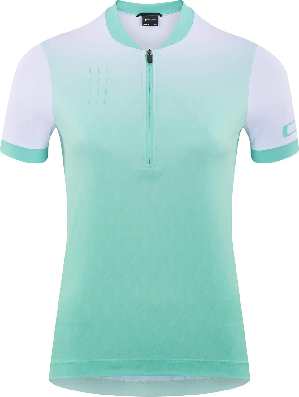 CUBE ATX WS Trikot Half Zip Kurzarm Green´n´white 7 CUBE ATX WS Trikot Half Zip Kurzarm Green´n´white – Bild 5