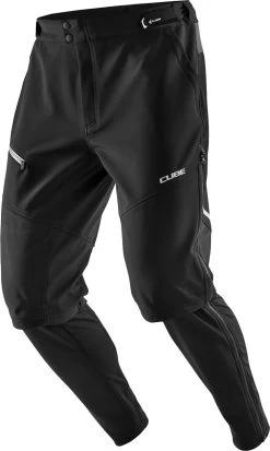 CUBE BLACKLINE Softshellhose Lang 365 Black -Fahrradausrüstung Geschäft CUBE BLACKLINE Softshellhose lang 365 7 1280x1280