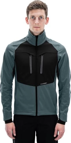 CUBE BLACKLINE Softshelljacke 365 Black`n`grey