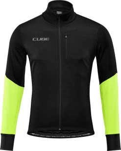 CUBE BLACKLINE Softshelljacke Safety Black`n`neon Yellow -Fahrradausrüstung Geschäft CUBE BLACKLINE Softshelljacke Safety 7 1280x1280