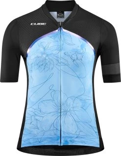 CUBE BLACKLINE WS Trikot Kurzarm Blue Pattern -Fahrradausrüstung Geschäft CUBE BLACKLINE WS Trikot kurzarm 7 1280x1280