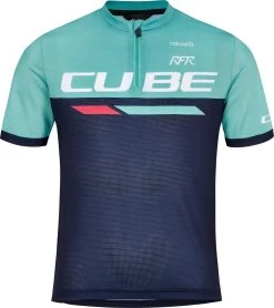 CUBE JUNIOR Teamline Trikot Kurzarm Blue´n´mint -Fahrradausrüstung Geschäft CUBE JUNIOR Teamline Trikot kurzarm 7 1280x1280