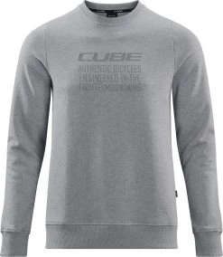 CUBE Organic Sweater Grey Melange -Fahrradausrüstung Geschäft CUBE Organic Sweater 7 1280x1280