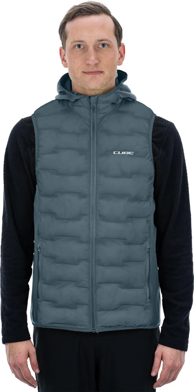 CUBE Padded Vest Grey 3 CUBE Padded Vest Grey