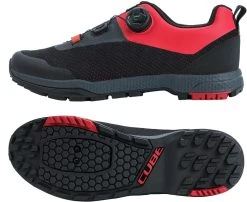 CUBE Schuhe ATX OX PRO Black´n´red -Fahrradausrüstung Geschäft CUBE Schuhe ATX OX PRO 3 1280x1280