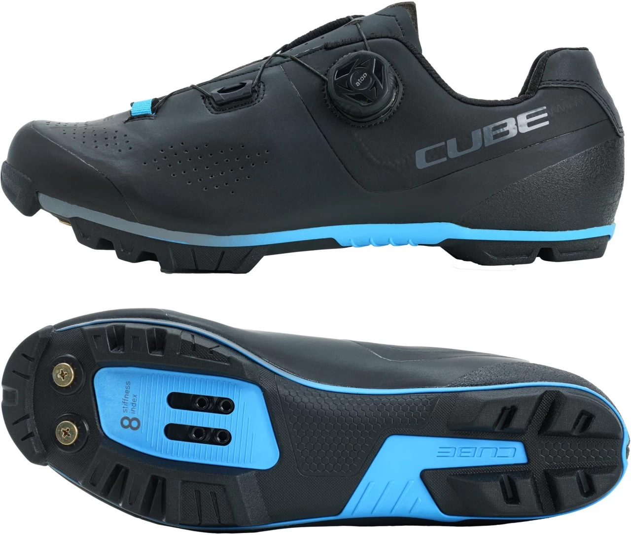 CUBE Schuhe MTB PEAK PRO Black´n´blue 5 CUBE Schuhe MTB PEAK PRO Black´n´blue – Bild 3