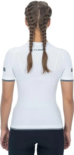 CUBE WS Funktionsunterhemd Race Be Cool Kurzarm White -Fahrradausrüstung Geschäft C 12459 3 38281 1280x1280