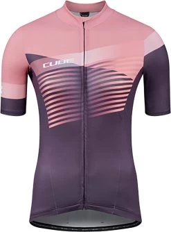CUBE TEAMLINE WS Trikot Kurzarm Violet´n´rose