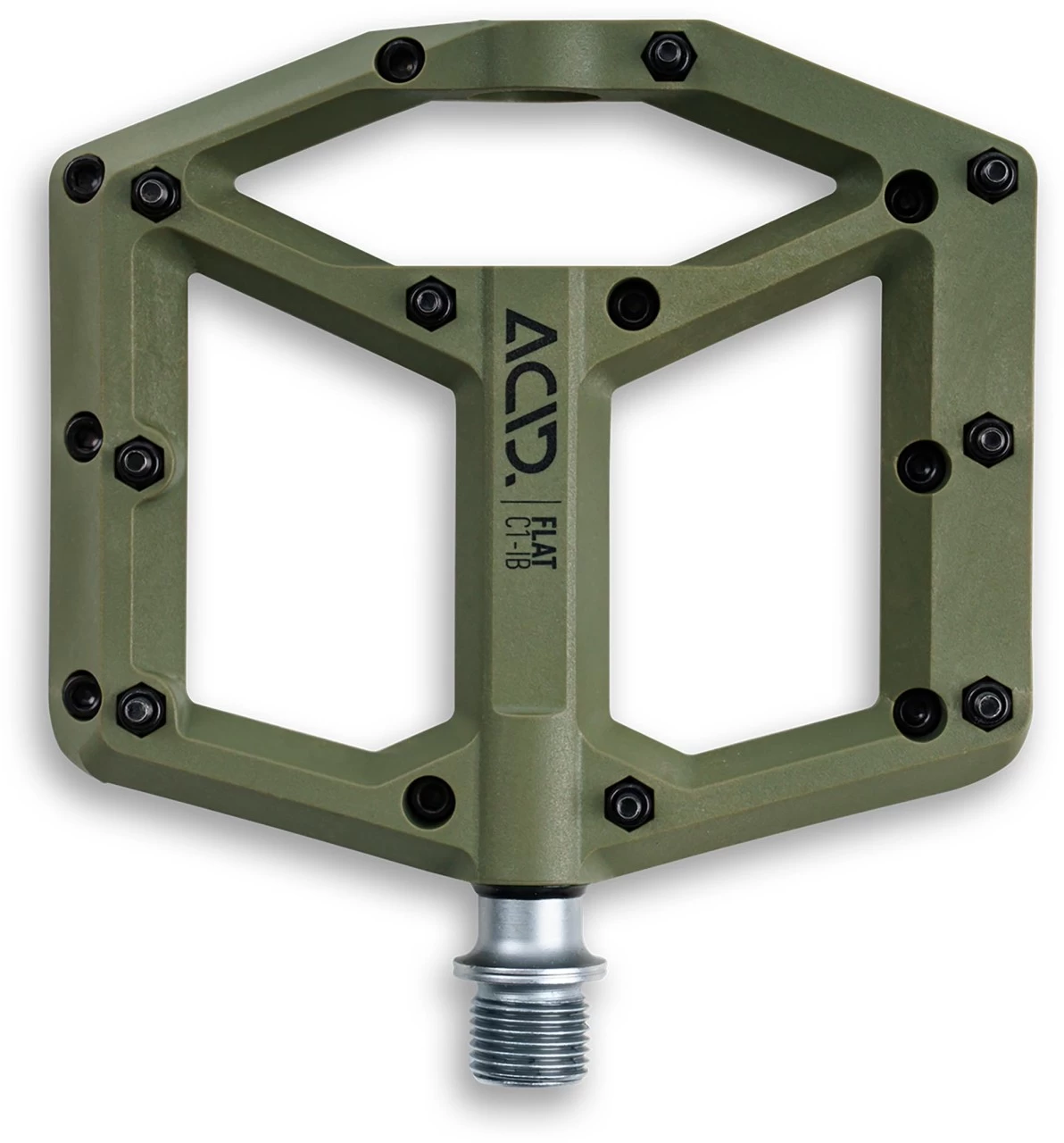 ACID Pedale FLAT C1-IB Olive Green 3 ACID Pedale FLAT C1-IB Olive Green