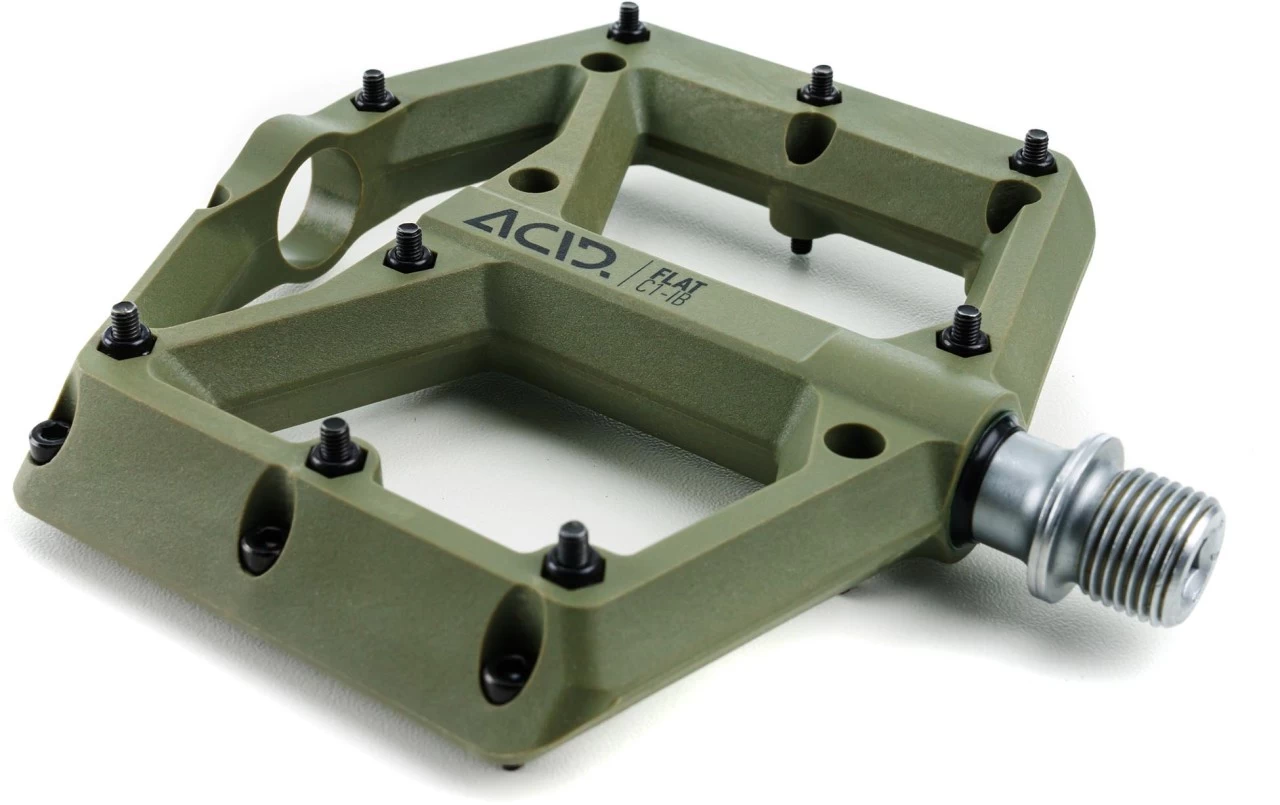ACID Pedale FLAT C1-IB Olive Green 5 ACID Pedale FLAT C1-IB Olive Green – Bild 3