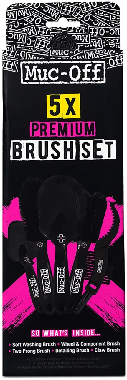 Muc-Off Muc Off 5x Brush Bürsten Set 3 Muc-Off Muc Off 5x Brush Bürsten Set