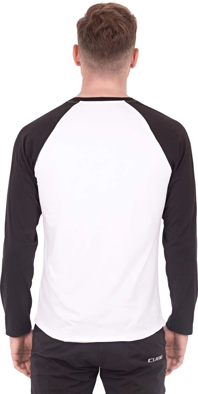 CUBE Organic Longsleeve Schwarz / Weiß 4 CUBE Organic Longsleeve Schwarz / Weiß – Bild 2
