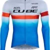 CUBE TEAMLINE Trikot Langarm Blue´n´red´n´grey