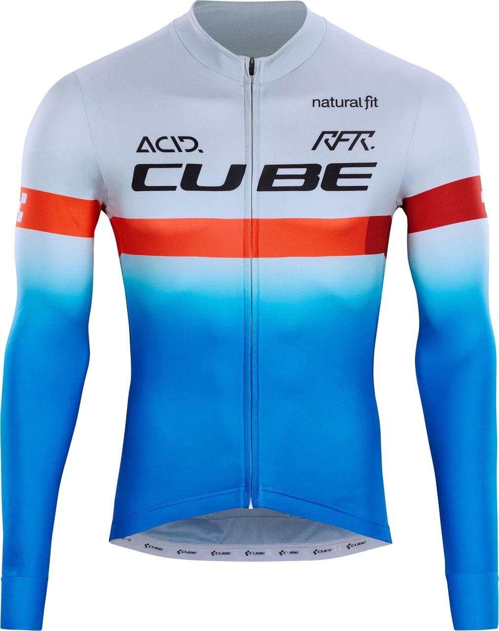 CUBE TEAMLINE Trikot Langarm Blue´n´red´n´grey 3 CUBE TEAMLINE Trikot Langarm Blue´n´red´n´grey