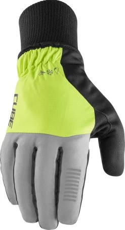 CUBE Handschuhe Winter Langfinger X NF Grey´n´yellow