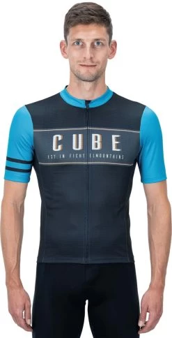 CUBE BLACKLINE Trikot Cross Grey´n´blue -Fahrradausrüstung Geschäft VH C 11476 30731 1280x1280