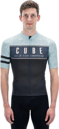 CUBE BLACKLINE Trikot CMPT Kurzarm Grey´n´blue -Fahrradausrüstung Geschäft VH C 12221 30010 1280x1280