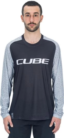 CUBE VERTEX Rundhalstrikot Langarm Black -Fahrradausrüstung Geschäft VH C 122941 36776 1280x1280