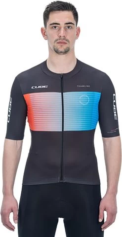 CUBE TEAMLINE Trikot Kurzarm Black´n´blue´n´red -Fahrradausrüstung Geschäft VH C 12348 2 38528 1280x1280