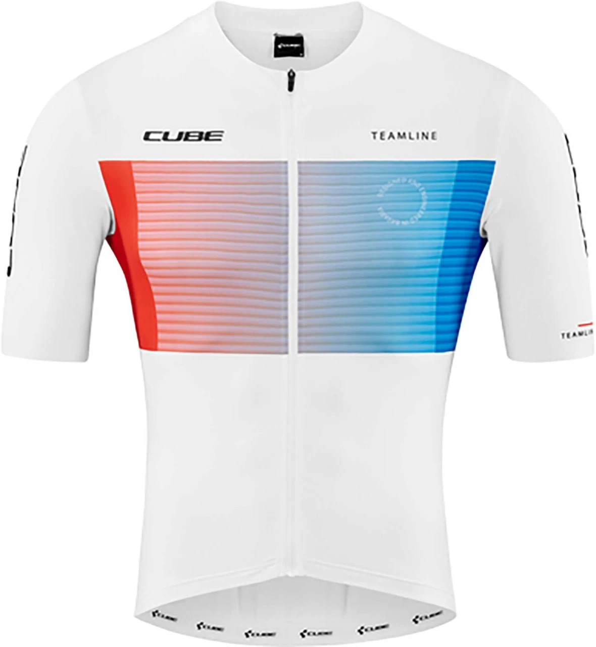 CUBE TEAMLINE Trikot Kurzarm White´n´blue´n´red 3 CUBE TEAMLINE Trikot Kurzarm White´n´blue´n´red