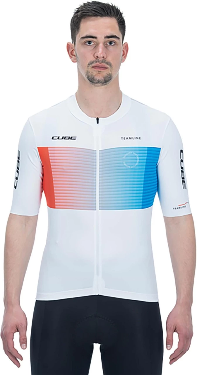 CUBE TEAMLINE Trikot Kurzarm White´n´blue´n´red 4 CUBE TEAMLINE Trikot Kurzarm White´n´blue´n´red – Bild 2