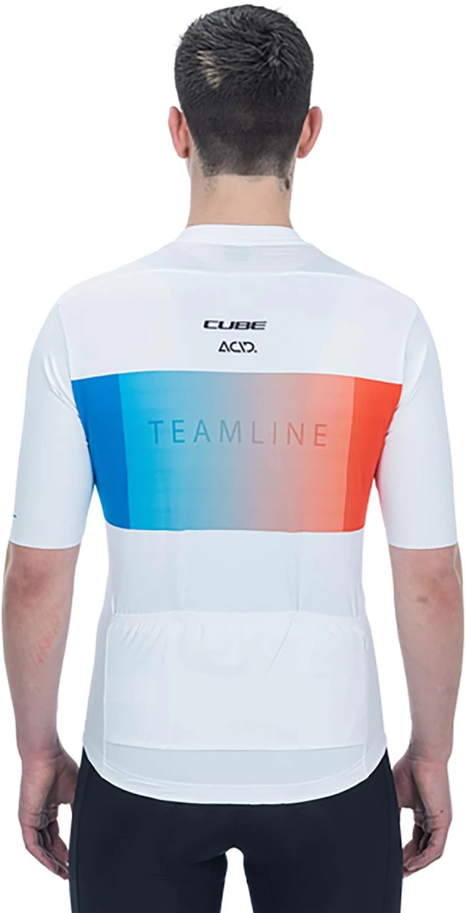 CUBE TEAMLINE Trikot Kurzarm White´n´blue´n´red 5 CUBE TEAMLINE Trikot Kurzarm White´n´blue´n´red – Bild 3
