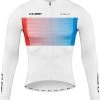 CUBE TEAMLINE Trikot Langarm White´n´blue´n´red