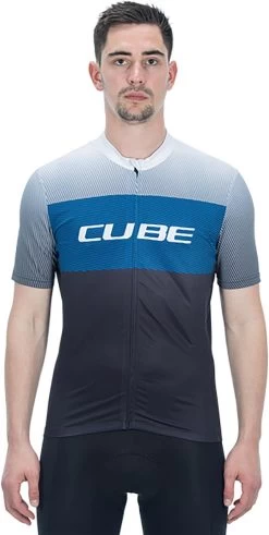 CUBE TEAMLINE Trikot CMPT Kurzarm Black´n´blue´grey -Fahrradausrüstung Geschäft VH C 12357 2 38578 1280x1280