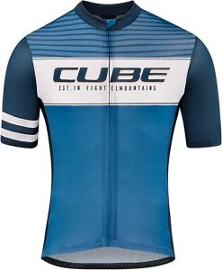 CUBE BLACKLINE Trikot CMPT Kurzarm Blue