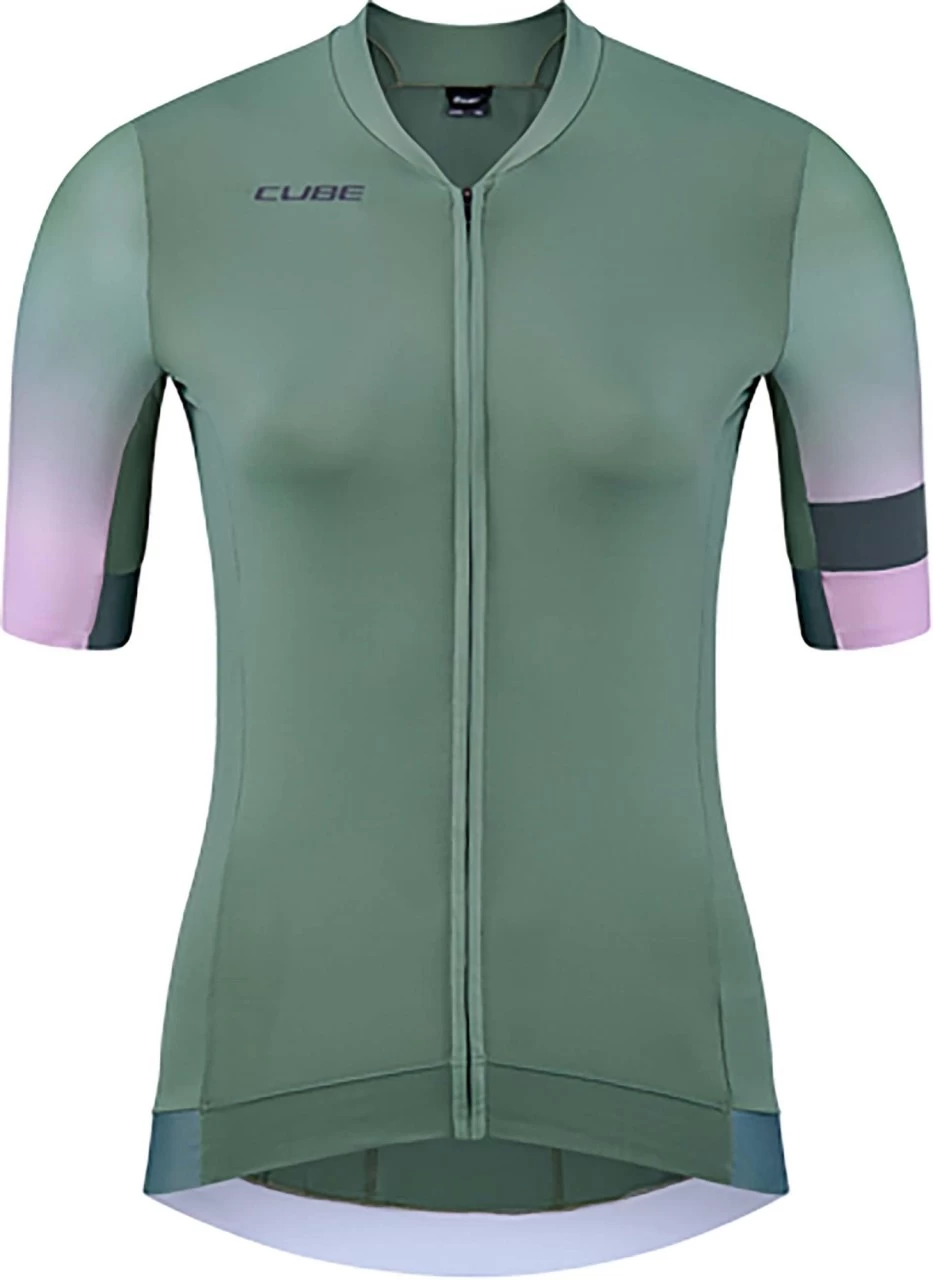 CUBE BLACKLINE WS Trikot FADE Kurzarm Green´n´violet 3 CUBE BLACKLINE WS Trikot FADE Kurzarm Green´n´violet