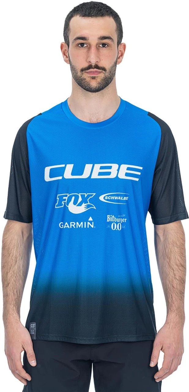 CUBE VERTEX Rundhalstrikot X Actionteam Kurzarm Black´n´blue 4 CUBE VERTEX Rundhalstrikot X Actionteam Kurzarm Black´n´blue – Bild 2